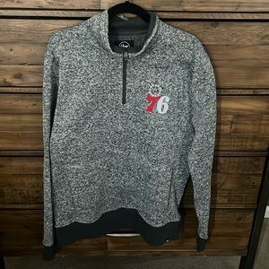 Philadelphia 76ers Fleece Half Zip